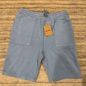 NWT. Boden Kids Garment Dye Shorts. Glacier Blue. Size 11-12Y.